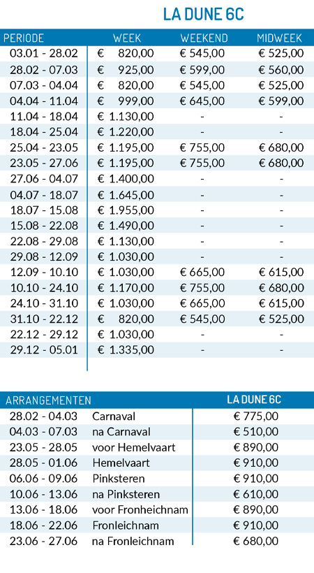 pricelist 2025