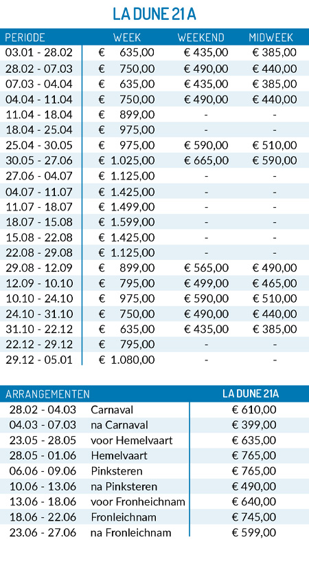 pricelist 2025